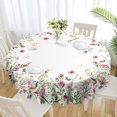 thumbnail image 1 of Round Tablecloth 60 Inch Water Resistant Table Cover Waterproof Tablecloth, 1 of 5
