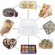 thumbnail image 5 of 100 cajas individuales para helados, postres, tartas, apilables, cuadradas, 5 of 5