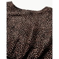 thumbnail image 5 of Moomaya Printed Blouson Top, Long Bell Sleeves Round Neck, Casual Crop Tops, 5 of 9