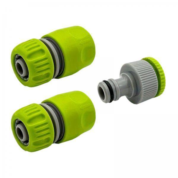 2x3 Piezas Equipo Adaptador De Manguera De Jardín Accesorios De Adaptador De Riego De Jardín