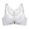 thumbnail image 5 of TINZ Front Closure Wireless Bras For Plus Size Full Coverage Seamless Back Smoothing Comfort Underwire T Shirt Bra, 5 of 5
