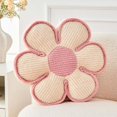 thumbnail image 1 of wonima44 Flower Pillow, Soft Flower Decorative Throw Pillow, Cute Daisy Flower Shaped Seating Floor Cushion Room Décor Plush Pillows for Sofa Couch Bed (17.7 Inch, Ivory), 1 of 1