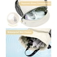 thumbnail image 2 of Mochila con Cordón RHDZO para Gimnasio con Compartimento para Zapatos, Beige, 2 of 7