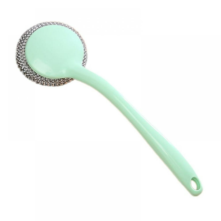  Cast Iron Scrubber with Long Handle