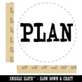 thumbnail image 2 of Plan Fun Text Self-Inking Rubber Stamp Ink Stamper - Red Ink - Large 1-1/2 Inch, 2 of 7