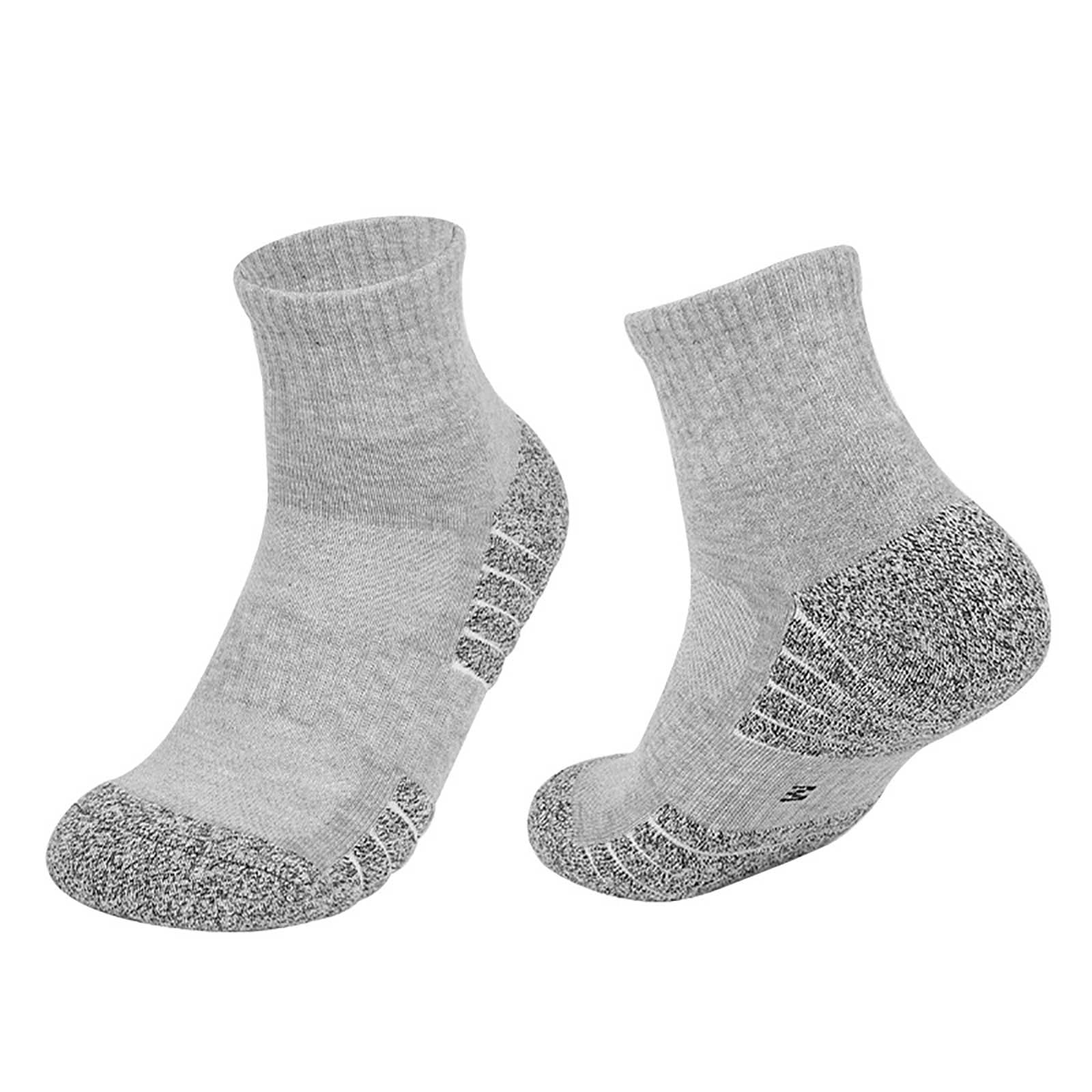 Wancir Men's Ankle Athletic Socks Quarter Cushion Moisture Wicking Running Sports Work Socks(6 Pairs)