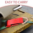 thumbnail image 7 of PTOOTP Red Metal Webbing Tow Cable For Car 1Set 38.91X3.14X0.59in, 7 of 7