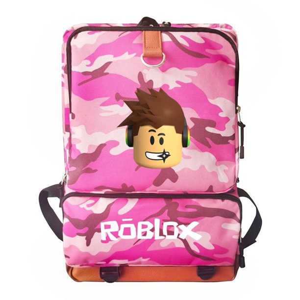 Mochila escolar Roblox, bolso de camuflaje para estudiantes de primaria y secundaria