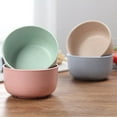 thumbnail image 3 of EASTIN 4 Pack Unbreakable Cereal Bowls - Wheat Straw Fiber Lightweight Bowl Sets 4 - Dishwasher & Microwave Safe - for Children,Rice,Soup Bowls-BPA Free Healthy for Kids Toddler & Adult, 3 of 7