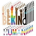 thumbnail image 1 of HAHDAXIA Be Kind Stickers Pride Stickers Human Rainbow Bumper Stickers Pride Decals for Cars Be Kind Sign Sticker ASL Sticker Auto Truck Bumper Wall Laptop Sticker (12 Pieces), 1 of 7