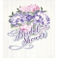 thumbnail image 3 of Bridal Shower Duvet Cover Set, Shabby Form Hydrangeas Romantic Bride Flowers Image Art Print, Decorative 2 Piece Bedding Set with 1 Pillow Shams, Twin Size, Purple and Pale Pink, by Ambesonne, 3 of 3