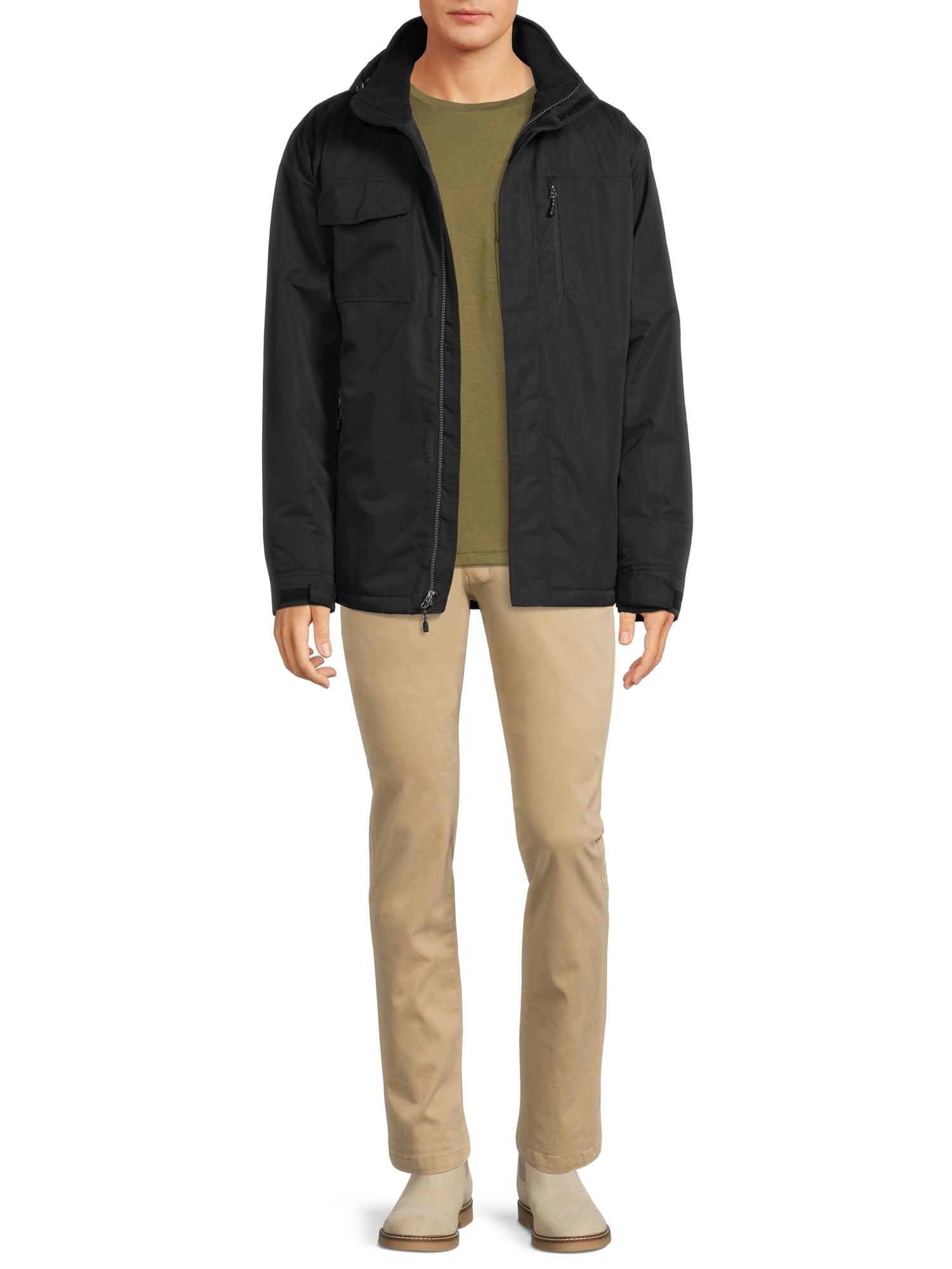 Swiss Tech Men's and Big Men's Midweight Jacket, Sizes up to 5XL