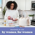 thumbnail image 6 of Fit + Fresh Lunch Bag For Women, Insulated Lunch Bag With Container, Copley Ivory Feline Fine, 6 of 8