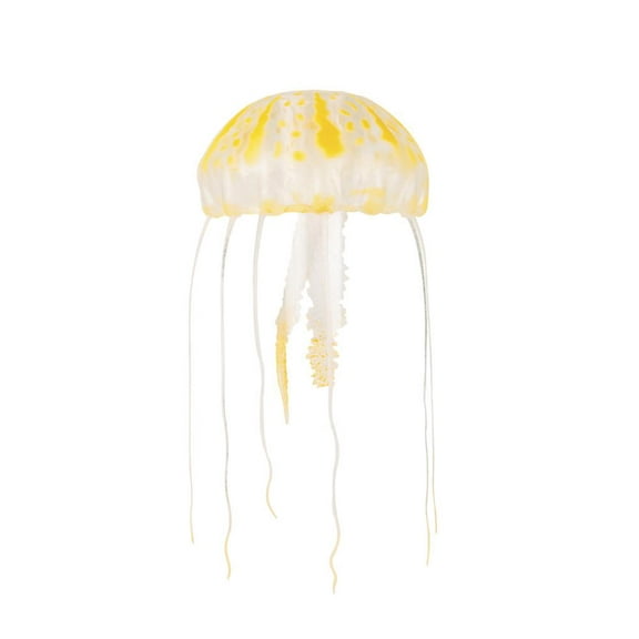 Aquatop Floating Jellyfish Decor, Large 4" - Orange