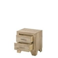 thumbnail image 4 of ACME Miquell 2-Drawer Wooden Nightstand in Natural, 4 of 5
