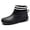 Z1-Black, variant on Women Lined Removable Liner Rain Boots, Solid Color Anti Wear Resistant Short Ankle Fashion Waterproof Galoshes for Ladies