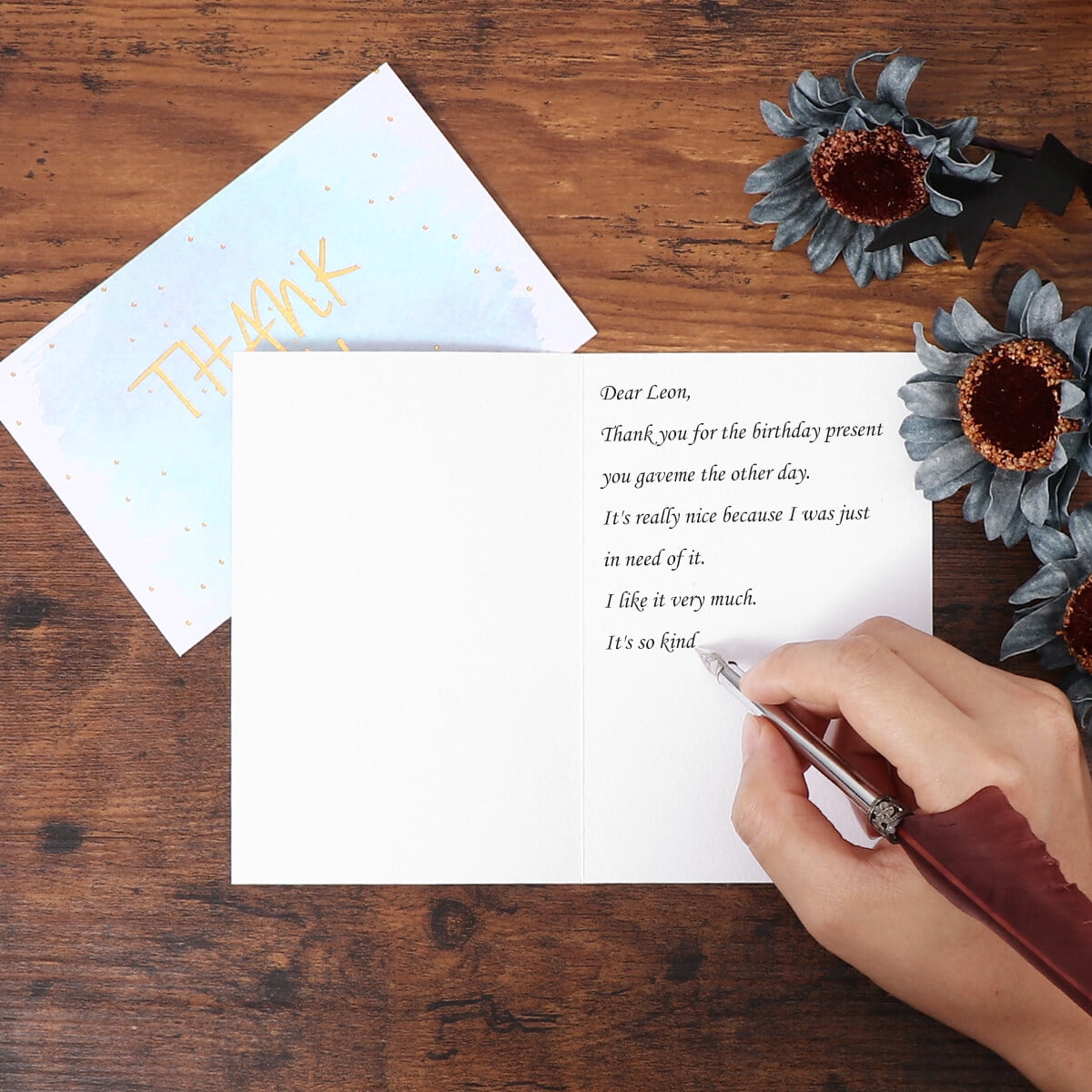 3 Sets 48Pcs Thank You Cards with Envelopes Bronzing Greeting for Wedding, Business, Anniversary
