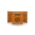 thumbnail image 1 of Washington Nationals Laser Engraved Brown Trifold Wallet, 1 of 1