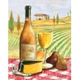 thumbnail image 2 of Gorham, Gregory 20x24 White Modern Wood Framed Museum Art Print Titled - Festive Wines I, 2 of 4