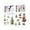 B, variant on Jollyzo 2026 Christmas Advent Calendar Building Blocks Set - 12 Days Christmas Countdown Calendar Contains 12Pcs Building Blocks Toys Surprise Box, Christmas Party Favors Block Xmas Gifts for Kids