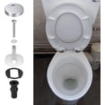 thumbnail image 3 of 2 Pieces Toilet Seat Hinge Fixings, Quick Release Hinges, Toilet Seat Hinge Fixings, with Replacement Rubber Screws, 3 of 5