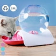 thumbnail image 2 of Dispensador automático de agua con forma de caracol para mascotas, comedero para gatos con circulación de agua, bebedero móvil para perros, bebedero silencioso, 2 of 4
