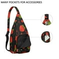 thumbnail image 2 of Berry Sweet Strawberry Print Daypack – Waterproof & Lightweight, Summer Fruit Aesthetic, Fashionable & Practical, 2 of 4