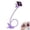 Purple, variant on 30IN Flexible Gooseneck Cell Phone Holder, Clip On Lazy Phone Stand, Adjustable Long Arm Mobile Bracket for Bedside Headboard Office Desk Mount