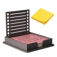 thumbnail image 4 of Sylvtty Sticky Note Holder with Stencil Sticky Note Dispenser Waterproof Compact Size Portable Self-Sticky Note Pad Organizer Storage Box, 4 of 7