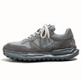 thumbnail image 4 of 1pair Men'S Fashion Street Style Casual Sneakers - Anti-Slip Thick Sole, Solid Color Loafers with Arch Support .Faux & Fabric Upper, PVC Sole for All-Season Outdoor Hiking & Daily Wear，, 4 of 9