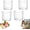 Crystal Clear*4 S, variant on Crystal Clear Freezer Storage Bins 4 Pack Plastic Durable Stackable Accessories with Handles Kitchen Organization for Refrigerator and Pantry Frozen Food, Meat & Veggies (Green*4 L)