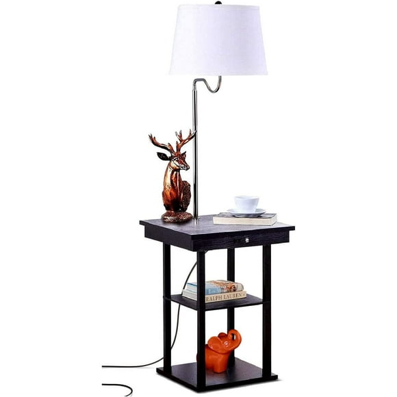 Side Table Lamp Combo