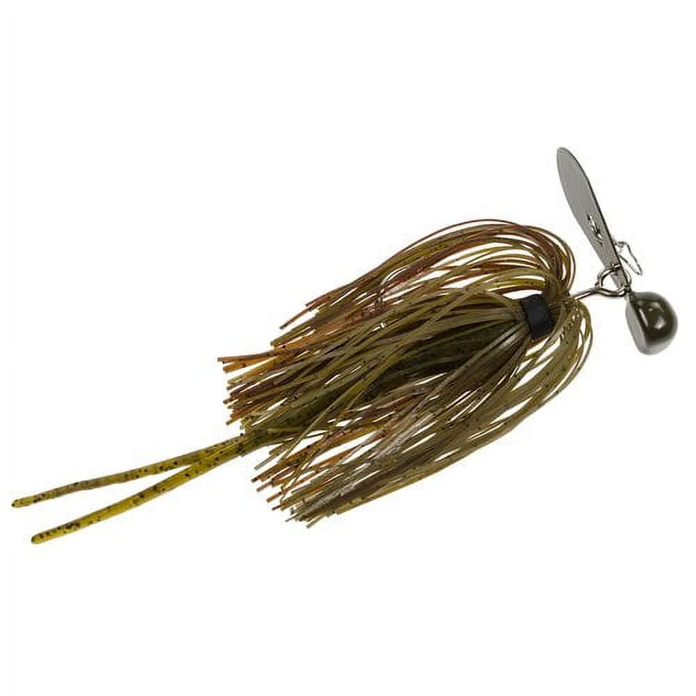 (3 pack) Strike King Tour Grade Rage Blade 3/8 oz Green Pumpkin Craw Swim Jig Lure