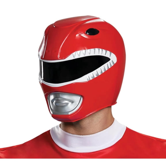 Red Ranger Helmet Adult Halloween Accessory