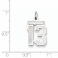 thumbnail image 2 of Collier Pendentif en Argent Sterling 925 Numéro 13 Charmes, 2 of 6