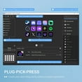 thumbnail image 3 of FIFINE AmpliGame Gaming Controller with 15 Shortcuts for OBS Streaming Studio with Macro Keys, Trigger Actions, PC Media RGB Controller for Content Cr, 3 of 9
