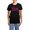 With Blue Strpe Pant, variant on - Sister Of The Bride Pajamas - Women's Short Sleeve Print T-Shirt and Pants Dark Cotton Pajama Set
