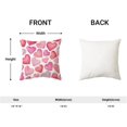 thumbnail image 6 of Valentines Pillow Covers 18x18 Inch Set of 2,Pink Red Love Heart Throw Pillows Case,Valentine''s Day Mother''s Day Anniversary Decorative Cushion Covers Farmhouse Outdoor Decor for Home Sofa Bed, 6 of 6
