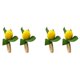thumbnail image 2 of 16 Piezas Anillo de Servilleta de Planta Limón Simulación,Hebilla Comida Fruta,Modelo de Hotel,Anillo Servilleta para Habitación, Hebilla Servilleta,Suministros para Fiestas, 2 of 5