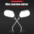 thumbnail image 4 of 1pair Bike Rear Mirror Safety Right Left Bicycle Side Rear View Mirror for Cycling, 4 of 8