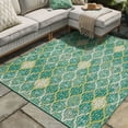 thumbnail image 3 of Mohawk Home Ronda Outdoor Area Rug, Teal, 5' 3" x 7' 6", 3 of 9