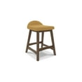 thumbnail image 4 of Signature Design by Ashley Lyncott Counter Height Upholstered Barstool with Foam Cushion, Set of 2, Mustard, 4 of 8