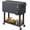 Dark Grey, variant on 80 Quart Rolling Ice Chest Cooler Cart, Portable Bar Drink Cooler, Beverage for Patio Pool Party, Patio Backyard Party Drink Beverage Bar Stand Up Cooler Trolley