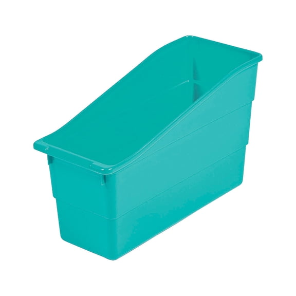 Turquoise Plastic Book Storage - Educational - 6 Pieces
