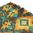 thumbnail image 3 of Yayeee Shower Curtain with Hooks 72"x72" Waterproof Fabric Bathroom Hanging Decor, Geometric Patterns, 3 of 5