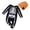 Black, variant on GiLiling Newborn Halloween Romper Baby Skeleton Jumpsuit Long Sleeve One Piece Outfit with Hat 2 Piece Set for Holiday Wear (Black, 3-6 Months)