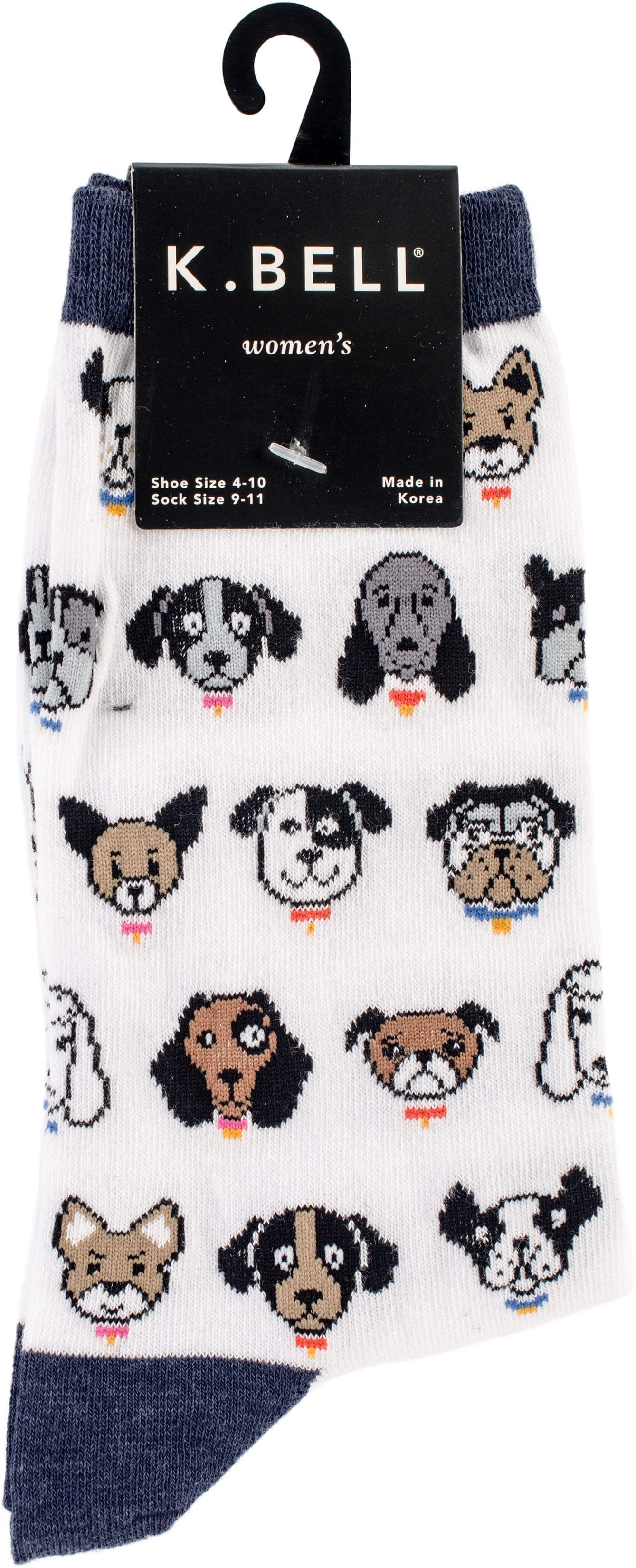 K Bell Socks Womens French Bulldog Crew Socks Sockshosiery