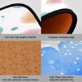 thumbnail image 2 of 2-Piece Kitchen Rugs Set Non-Slip Mats Carpet Floor for Kitchen, Bathroom (19.7"x27.6" & 19.7"x47.2") Small Watercolor Splashes and Dots, 2 of 7