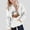 White, variant on Piuwrlz Girls Hood Halloween Sweatshirts Kids Pattern Hat Hoodies Long Sleeve Pullover Gray Size 5 T