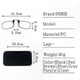 thumbnail image 3 of Ultra-Thin Portable Glasses Case for Men and Women, Legless Reading Glasses with Sticky Ph Delivery, 3 of 4